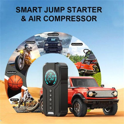 5 in 1 Jump Starter With Air Pump & Power Bank